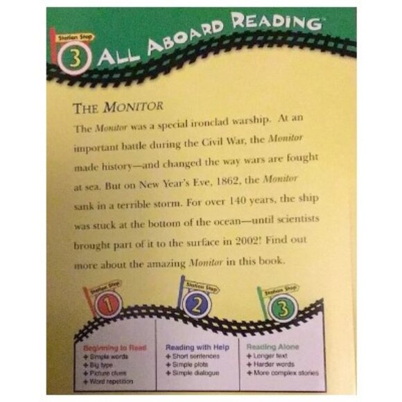 Bundle & Save! Reading Level 3: The Monitor The Iron Warship That Changed ... - Picture 2 of 2